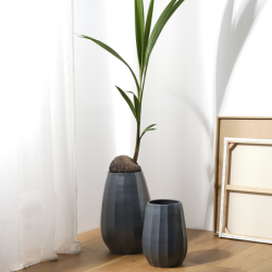 Vase Anthracite 33cm - Cliff