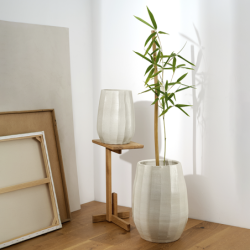 Jarrón Crema 33cm - Cliff