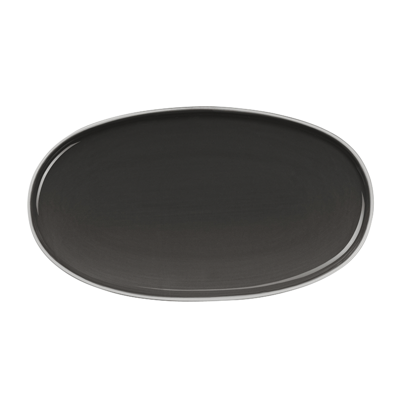 Travessa Oval 28,5x16cm Caviar - Semana