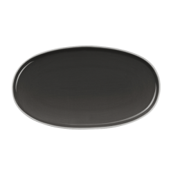 Travessa Oval 28,5x16cm Caviar - Semana