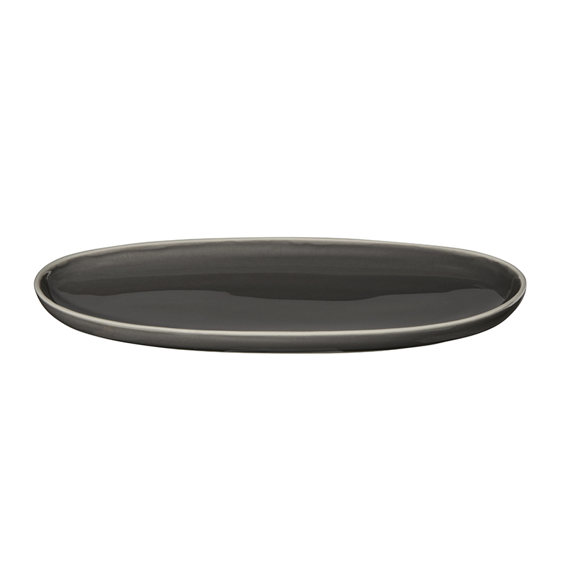 Oval Aperitif Plate Caviar - Semana Oval Aperitif Plate Caviar - Semana