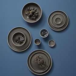 Pasta Plate 21cm Caviar - Semana