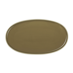 Oval Platter 28,5x16cm Mocha - Semana