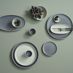 Oval Aperitif Plate Herb - Semana