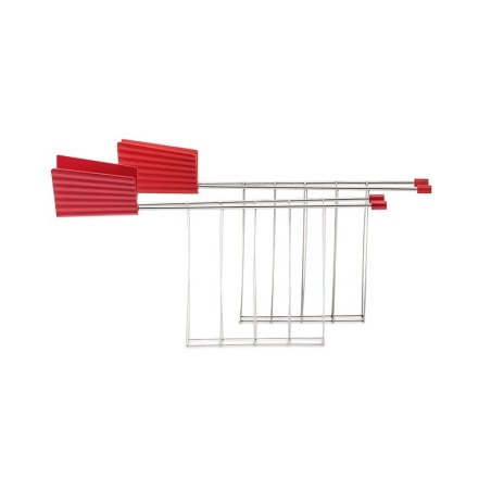 Set 2 Toaster Racks Red - Plissé