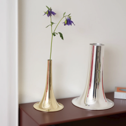 Flower Vase Gold S - Trumpet