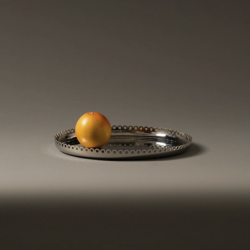 Bandeja Redonda 23cm Bronce - Edges