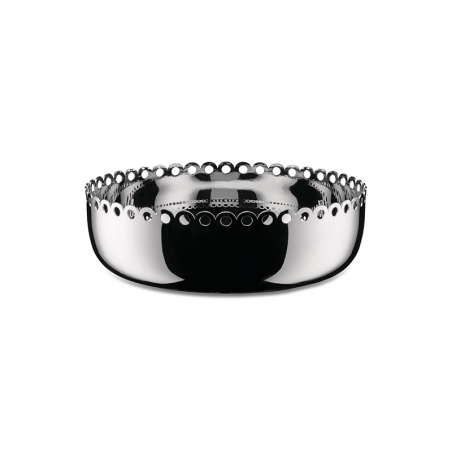 Cesta Redonda 21cm Plateado - Edges