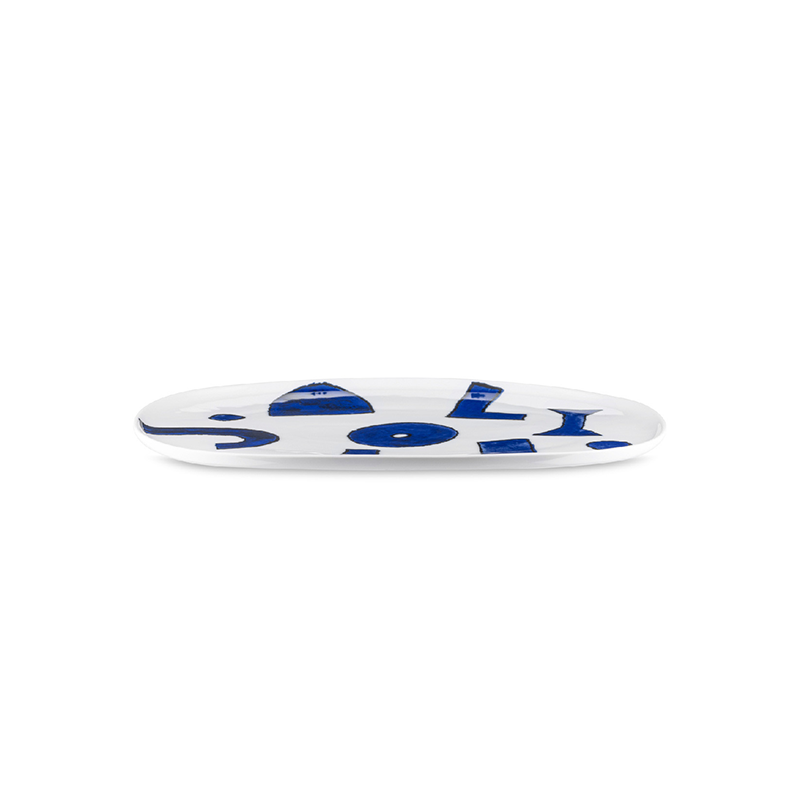 Oval Serving Plate 36cm - Yunokiware