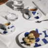 Set of 4 Latte Cups with Saucer - Yunokiware