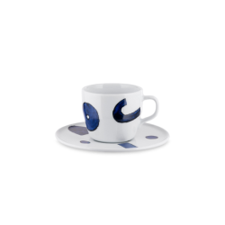 Set of 4 Coffee Cups with Saucer - Yunokiware