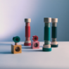 Salt, Pepper or Spice Mill Red - MP0251