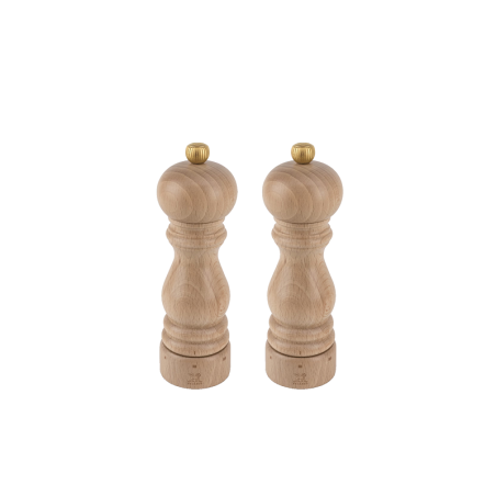 Juego Molinillos Sal y Pimienta 18cm Natural - Paris U'Select
