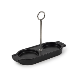 Base para Moinhos Cerâmica com Pega Preto - Linea