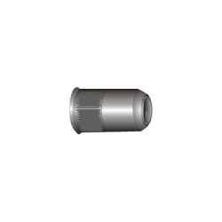 CHEMITOOL Rebit Nut Reduced Head LV 9202 M4 Passivated Stainless Steel