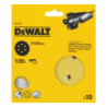 10 Discos De Lija Con Velcro 150mm DeWalt G120