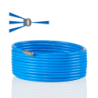 KRAENZLE 12550-F Pipe Cleaning Hose with Front Nozzle 10m D12