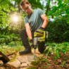 RYOBI 18V ONE+ Brushless Cordless SDS Hammer Drill 2.5J SDS-Plus G5 GripZone LED Lighting without Battery/Charger