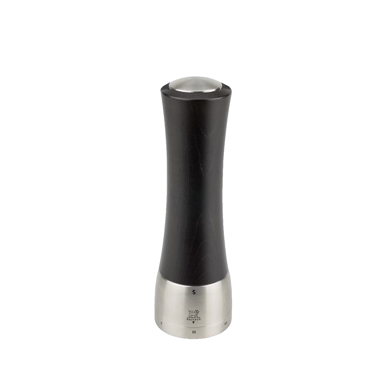 Moinho de Sal 21cm Chocolate/Inox - Madras Z Moinho de Sal 21cm Chocolate/Inox - Madras Z