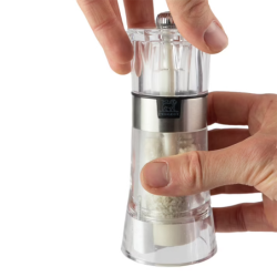 Wet Salt Mill 14cm Transparent - Oslo