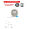 Wet Salt Mill 14cm Transparent - Oslo