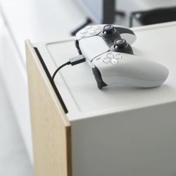 Game Console Organizer White - Tower