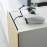 Game Console Organizer White - Tower