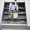 TOWER EXTENDABLE DESK ORGANISER BK