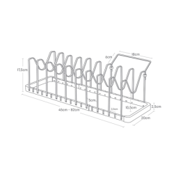 TOWER EXTENDABLE LID & PAN HOLDER WH