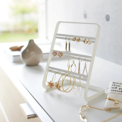 TOWER EARRING STAND WH