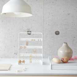TOWER EARRING STAND WH