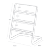 TOWER EARRING STAND WH