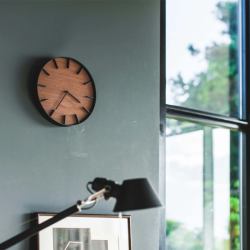 RIN WALL CLOCK BK