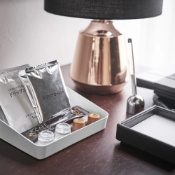TOWER AMENITY TRAY M WH