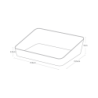 TOWER AMENITY TRAY M WH