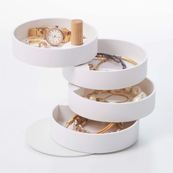 TOSCA 4-TIERED ACCESSORY BOX WH