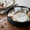 Storage Case With Lid Round - Rin