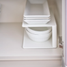 TOWER RECTANGULAR DISH RACK WH