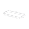 TOWER AMENITY TRAY L BK