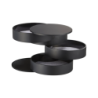 Caja para Acesorios de 4 Compartimientos Negro - Tower