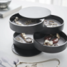 TOWER 4-TIERED ACCESSORY BOX BK