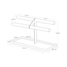 TOSCA WATCH & ACCESSORY ORGANISER WH
