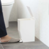 Caixote do Lixo WC com Pedal Branco - Tower
