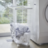 Laundry Basket With Wheels White - Tower