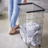 Laundry Basket With Wheels Black - Tower
