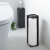 Suporte para Papel Higiénico Preto - Tower