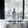 Sponge & Bottle Holder With Drainer White - Tower