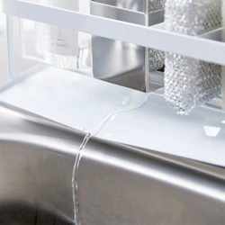 Sponge & Bottle Holder With Drainer White - Tower