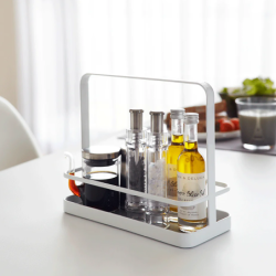 TOWER SEASONING RACK WH