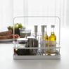 TOWER SEASONING RACK WH